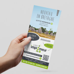 Flyers 10x21 cm. 135grs. estucado